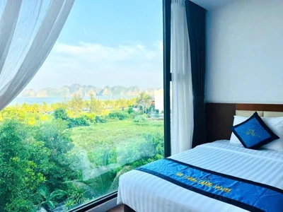Habitación Doble Deluxe con vistas al mar — Hạ Long Land Hotel